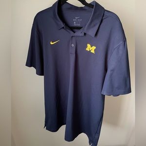 Mens Nike University of Michigan Polo